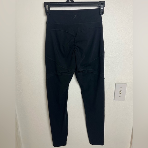 Gymshark x Whitney Simmons black high waisted butt scrunch leggings with mesh S - Picture 12 of 12
